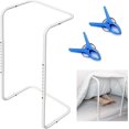 thumbnail image 2 of Adjustable Blanket Lifter/Support (Height of 23"–31"), Made from Heavy Duty Steel, Ideal for Arthritis, Restless Legs, Neuropathy, Foot Cramping, Sensitive Toes, Burns, Surgery Recovery, 2 of 8
