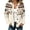 Beige, variant on Womens Christmas Cardigan Sweaters Lightweight Long Sleeve Christmas Print Cardigan Plus Size Trendy Lightweight Open Front Sweaters Cardigan