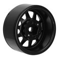 thumbnail image 3 of 4Pcs RC Universal 1.9 Inch Zinc Alloy 10 Wheel Rims Wheel Hub for RC Crawler Car Axial SCX10 II III Black, 3 of 4