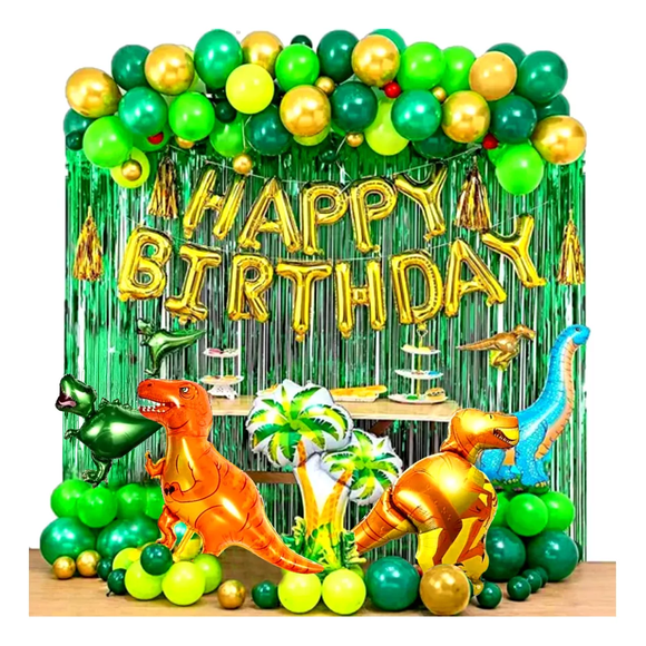 Decoracion Para Fiestas De Kit Globos Cumpleaños 113 Pcs