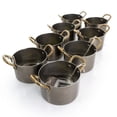 thumbnail image 3 of Gibson Home Normandie 8 Piece 4 Inch Stainless Steel Mini Dutch Oven, 3 of 7