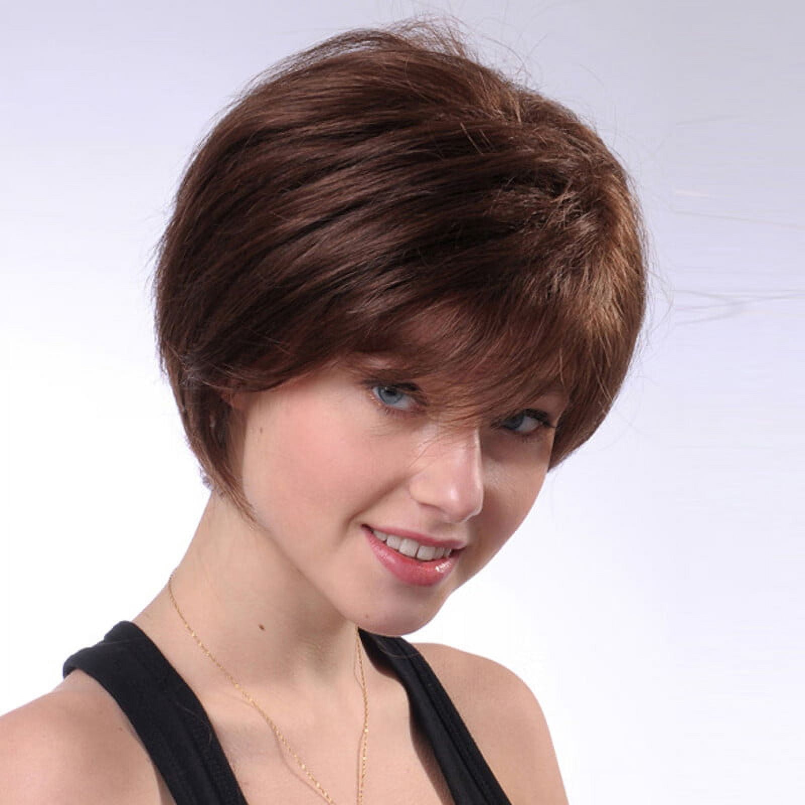 SUCS Natural Short Wigs for Women Human Hair Wig Short Hair Wig(2Pack)
