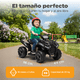 thumbnail image 3 of Cuatrimoto Mini Electrica Infantil Montable Recargable YEI CTS01RD negro 66 x 44 x 42 cm, 3 of 8