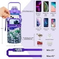 thumbnail image 6 of Lavender Half Gallon Water Bottle with Sleeve - BPA Free Water Bottle 64 OZ - with Time Marker Leakproof Water Jug - Motivational Workout Water Bottle for Office Gym Outdoor Hiking Travel, 6 of 6