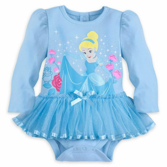Disney Store Cinderella Princess Baby Bodysuit Outfit Girls 18 24 Months