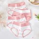 thumbnail image 1 of Bragas de talla grande de M-5XL para mujer, ropa interior adelgazante de cintura alta de algodón, sin costuras, lencería transpirable para mujer, 4 Uds. Tan Jianjun unisex, 1 of 2