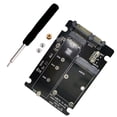 thumbnail image 1 of Placa adaptadora de disco duro de interfaz dual para 2230/2242/2260/2280 M.2 NGFF SATA SSD Ehuebsd Para estrenar, 1 of 9