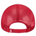 thumbnail image 4 of Youth New Era Red Kansas City Chiefs Sport Night Color Block 9FORTY A-Frame Trucker Adjustable Hat, 4 of 5