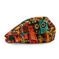 thumbnail image 2 of Chririnla Retro Tribal Forward Beret Hat with Polyester Fabric, Adjustable Forward Head Cap for Men and Women, Suitable for Driving and Summer Daily Wear, 2 of 4