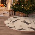 thumbnail image 5 of Rateoe Leopard Print Pattern Christmas Tree Skirt with Ties , Christmas Tree Decorations, Farmhouse Christmas Decor Xmas Holiday Decorations-30", 5 of 6