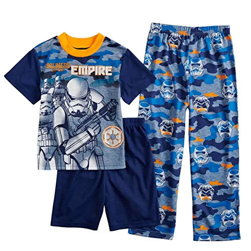 Star Wars Star Wars Boys Storm Trooper 3Piece Pajama Set Walmart