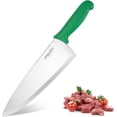 thumbnail image 1 of BOLEXINO 10 inch Japanese High Carbon Stainless Steel Chef Knife, Professional Sharp Wide Cook Knife with Non-Slip Ergonomic Handle, for Kitchen Home Restaurant (Green), 1 of 7