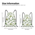 thumbnail image 4 of Kdxio St Patrick's Day3 Print Drawstring Backpack Bag,Waterproof Draw String Back Sack, Gym Drawstring Bags Swim Bag For Unisex, 4 of 9