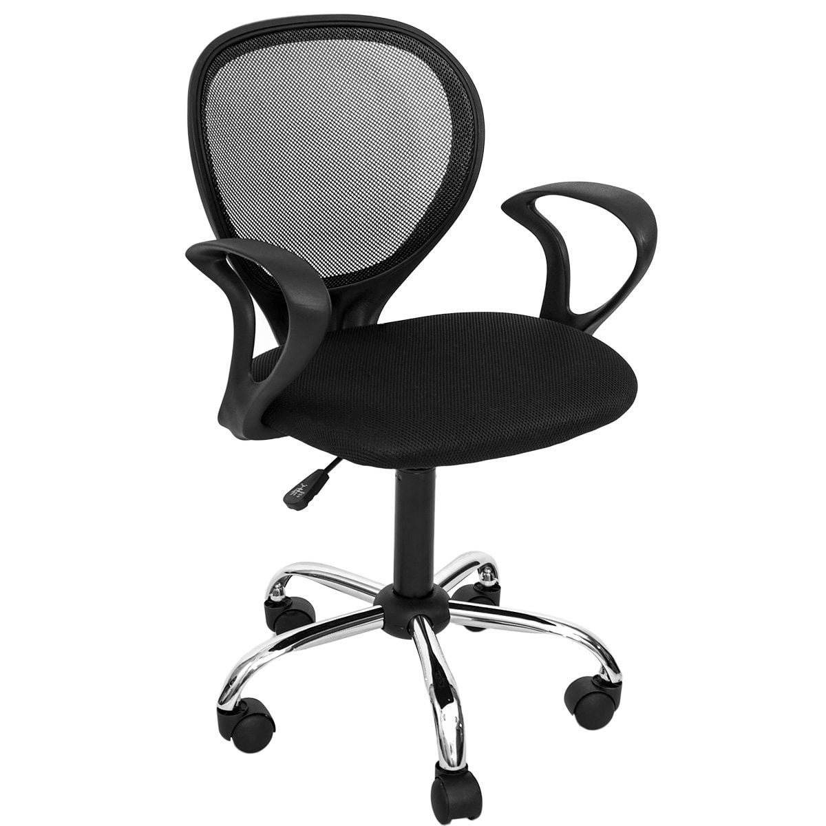 Modern Luxe Swivel Mesh Office Desk Task Chair with Armrest
