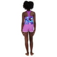 thumbnail image 2 of Gerry Girls 3-Piece Tankini & Shorts Swimsuit Set (as1, Alpha, s, Regular, Purple/Black), 2 of 3