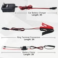 LotFancy Auto Smart Battery Charger, 6V/12V Lead Acid Trickle Charger for Car, Motorcycle, ATV