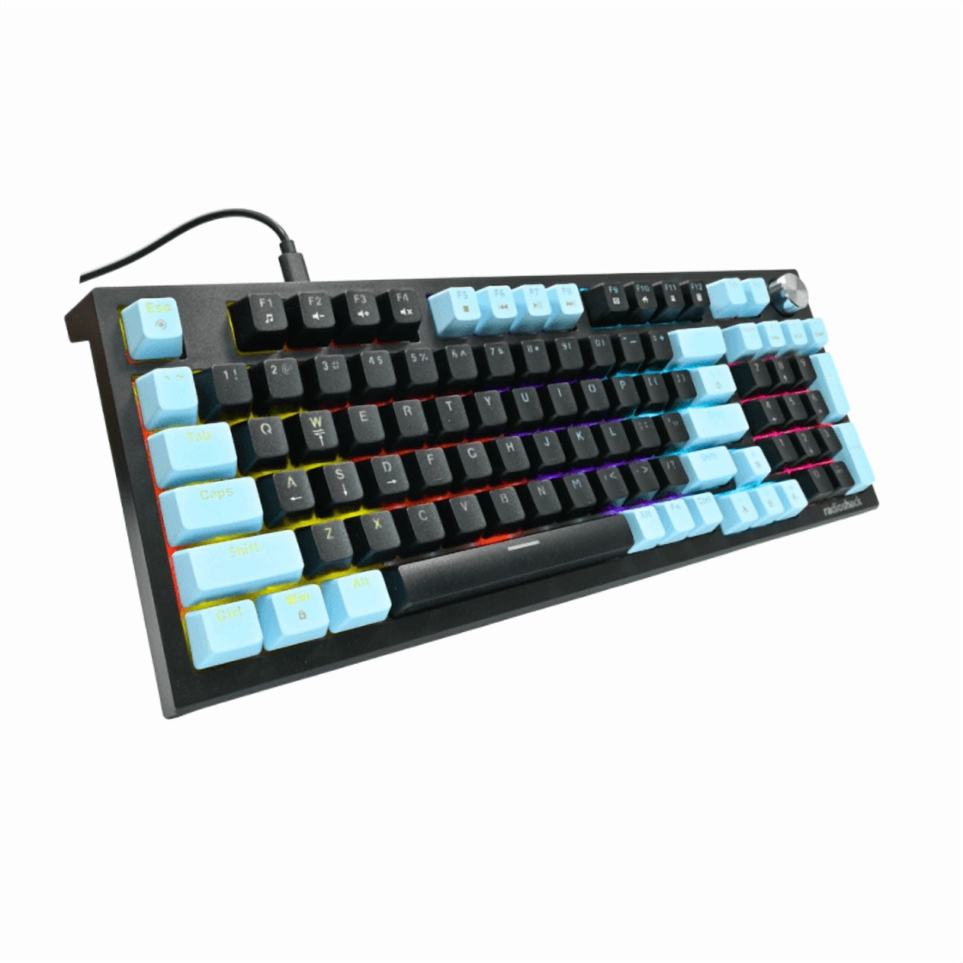RadioShack Mechanical Wired Gaming Keyboard 96 Keys with Rainbow light