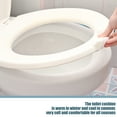 thumbnail image 3 of Unique Bargains 2 Pair Toilet Seat Cover Pad Bathroom Warm Toilet Seat Cushion Washable Reusable Gray, 3 of 6