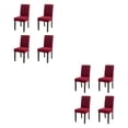 thumbnail image 4 of Funda para sillas a prueba de polvo Advancent 2Conjunto vino rojo, 4 of 6