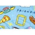 thumbnail image 3 of Friends TV Show Series Icons Allover Design Logo Plush Throw Blanket 46' x 60', 3 of 7