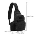thumbnail image 1 of Sac de poitrine camouflage pour homme et femme, sac de sport, grande capacité, pour randonnée, cyclisme, plein air, sac à bandoulière, 1 of 4