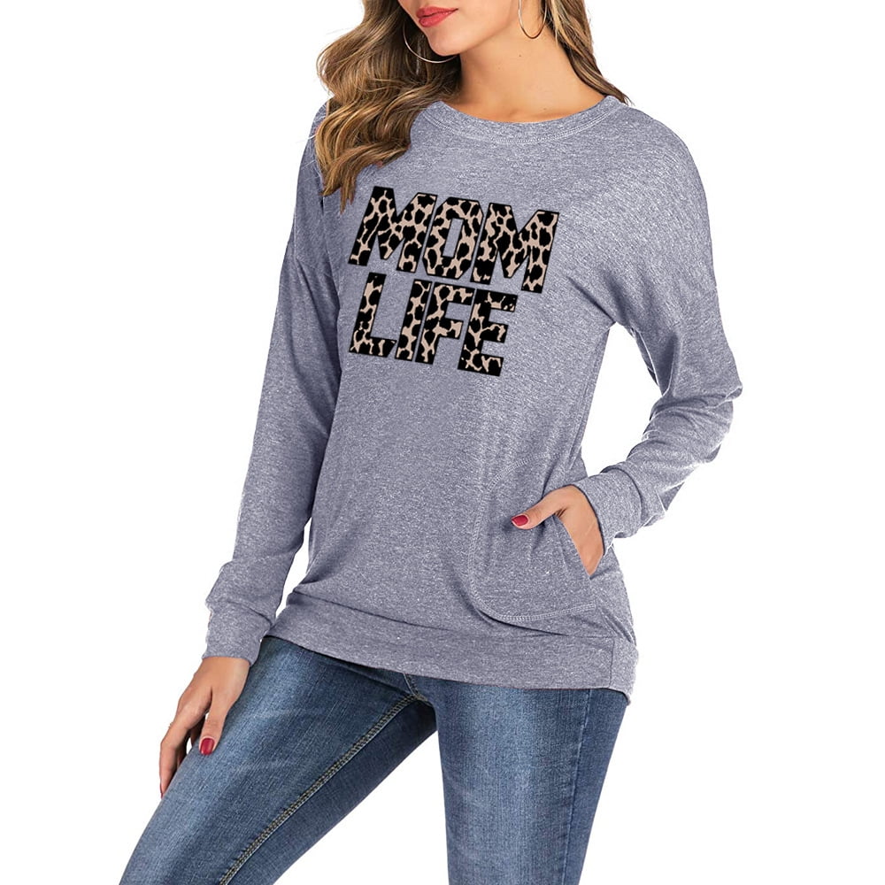 Womens Casual Regular Fit Cotton Crew Neck Long Sleeve T-Shirt Top