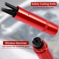 thumbnail image 3 of SUTENGDA 6 Pack Car Safety Hammer Escape Tool Safe Emergency Car Window Breaker Set Portable Cutter Car Glass Breaker Kit Easy to Use One Second Window Breaker for Most Cars, 3 of 10