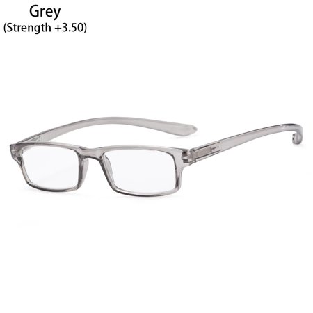 Men Lightweight Ultra Light Resin Elderly Accessories Reading Glasses Presbyopia Eyewear Eyeglasses Vision Care GREY STRENGTH +3.50