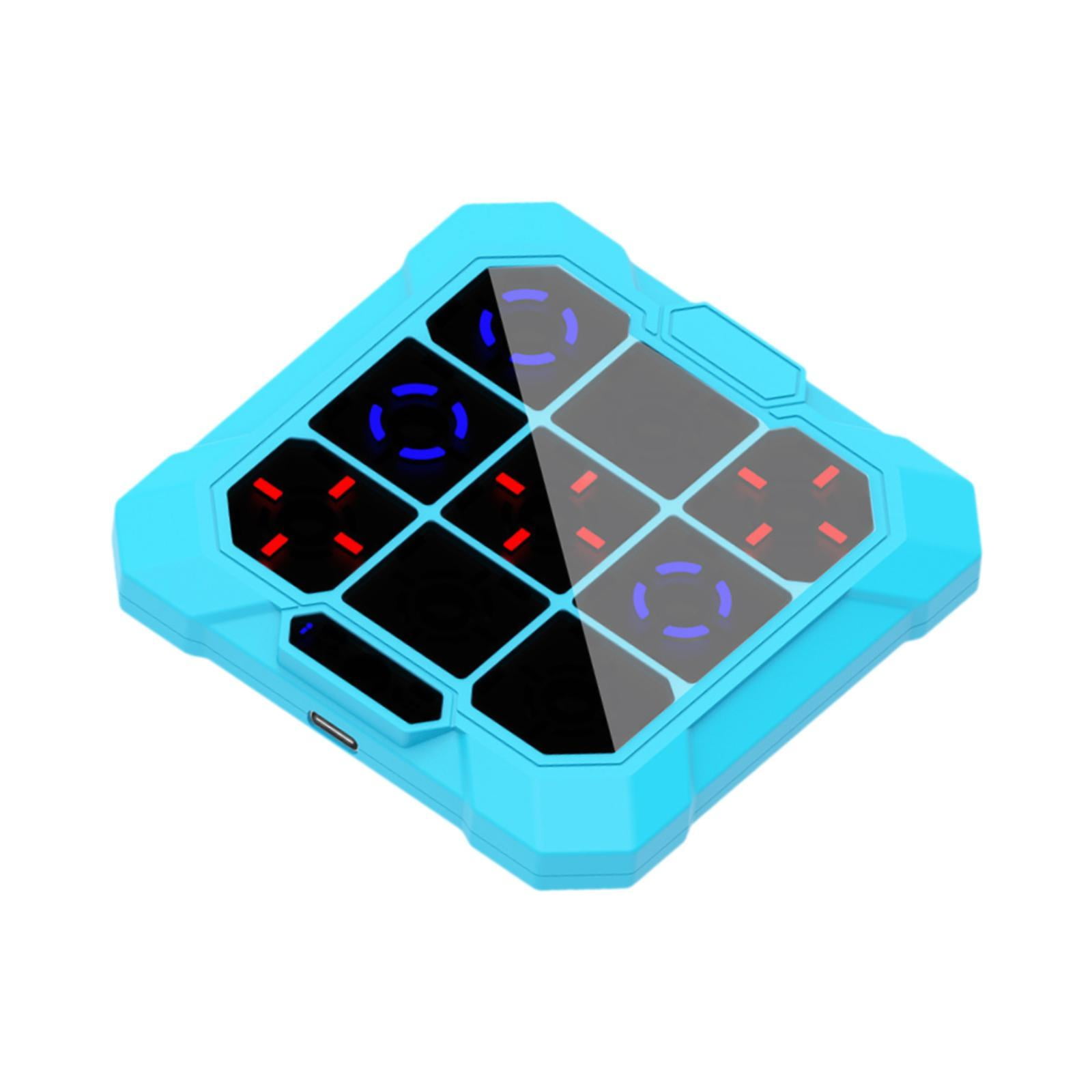 JWQFBC Toe Bolt Game Electronic Gift Road Trips Compact Portable Travel Handheld Puzzle Blue