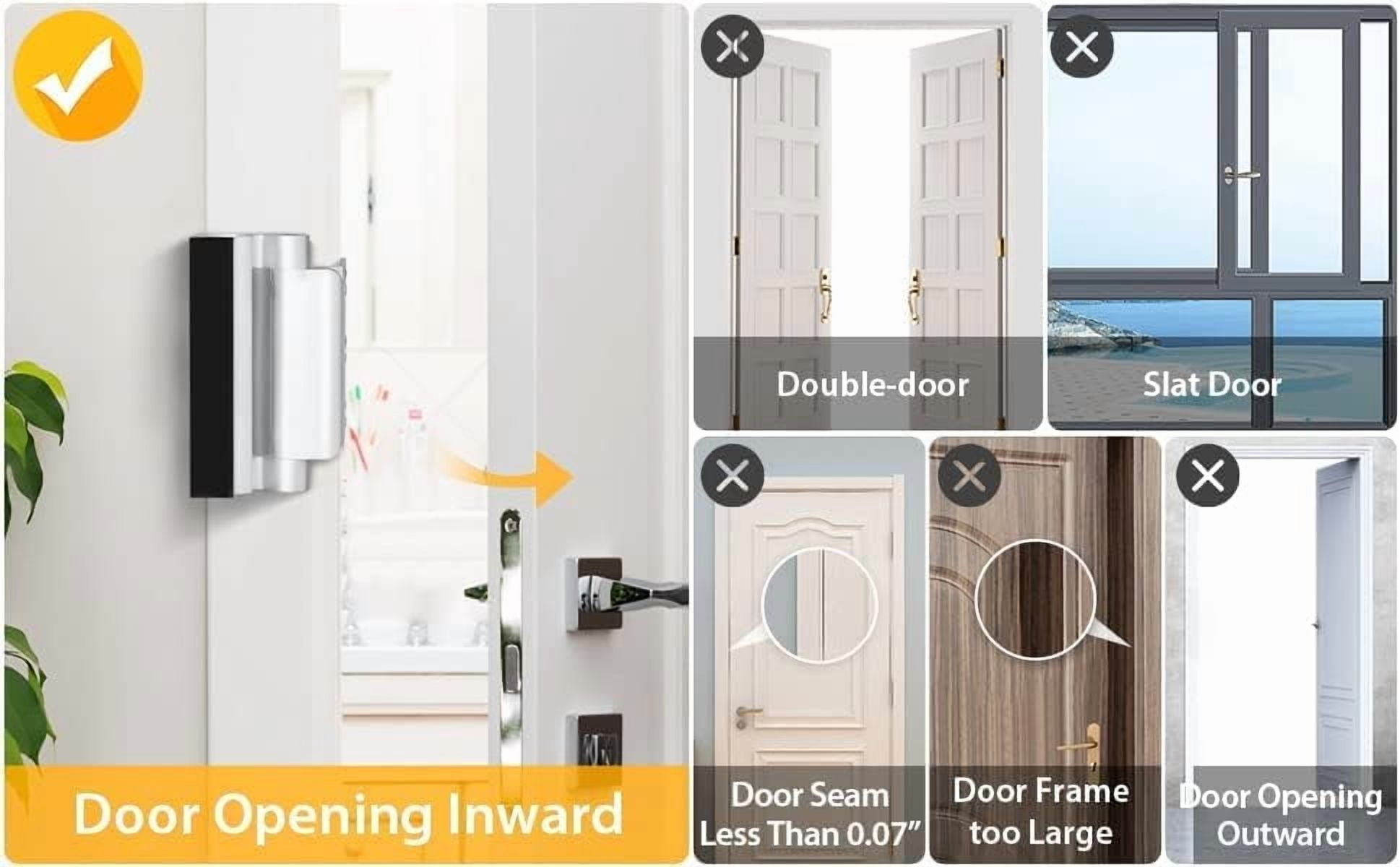 Home Security Door Lock Door Reinforcement Lock Door Locks for Kids Safety Flip Door Lock Latch Childproof Night Lock Door Security Front Door Child Safety Lock