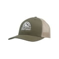 thumbnail image 1 of Gravity Outdoor Retro Trucker Snapback Hat - Olive/White, 1 of 2