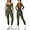 Army Green, variant on PISONIC Womens Workout Sets Two Piece Cross Back Tank Top Matching High Waist Leggings Sets Gym Outfits Work Out Clothes