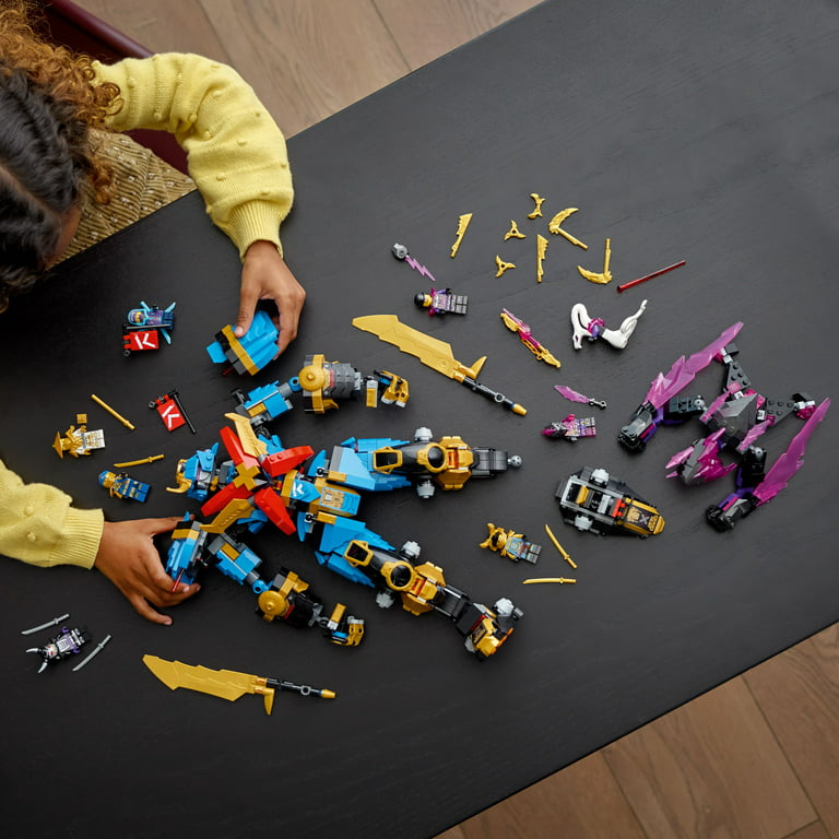 LEGO NINJAGO Nya's Samurai X MECH Action Figure, 71775 Robot Ninja Toy with  Golden Jay plus 7 Minifigures