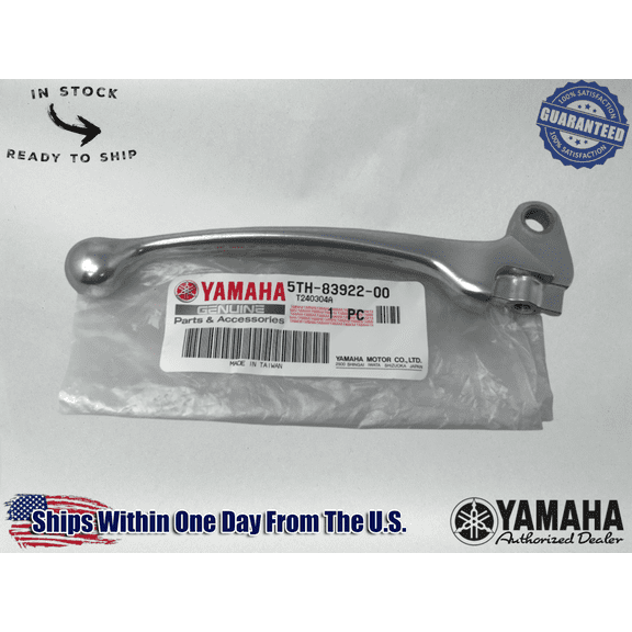 Yamaha Genuine OEM Authentic Rh Brake Lever 5TH-83922-00-00