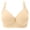 Beige, variant on Bras for Women 3/4 Cup Wireless Minimizer for Large Bust Bra with Adjustable Strap Plaid Print Floral Pendant Everyday Support Underwear