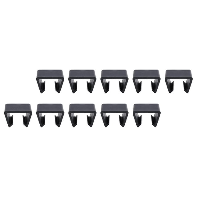 10pcs Sofa Connecting Clips for Patio Sectional Sofa Outdoor Rattan Chair Sofa Alignment Fastener Clip Connector Module Sofa Patio Rattan Furniture Black Pieces Sofa Connecting Clips for Patio Se