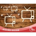 thumbnail image 3 of Unfinished Wood Old TV Shape | DIY Craft Cutout | up to 46" DIY 36" / 3/4", 3 of 3