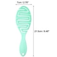 thumbnail image 2 of Unique Bargains Grid Hair Brush Shower Detangler Need to Vent Detangling Brush Rubber Blue, 2 of 6