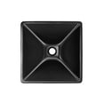 thumbnail image 5 of Claire 15.5" Glass Vessel Sink, Black, 5 of 10