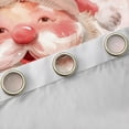 thumbnail image 4 of Manfei Cartoon Santa Claus Black Out Curtains for Girls, Watercolor Pink Curtains Pack of 2 (42x63 Each), Happy New Year Gifts Bedroom Curtains, Merry Christmas Room Decor, 4 of 6