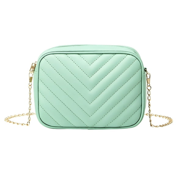 GASTROPOD Small Crossbody Purses for Women Quilted Shoulder Handbags Trendy Clutch Tote Camera Bag Mint Green