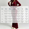 thumbnail image 3 of Edvintorg Women Sets 2 Piece Outfits Athletic Sets Sweatsuit Long Sleeve Hooded Cropped Jacket and Flare Pant Women's Clothes Wine Pant, 3 of 6