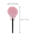 thumbnail image 2 of Moluckfu Aplicador De Polvo Rosa Con De Lollipop Mango Largo Para Polvo Suelto, 2 of 8