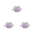 thumbnail image 1 of Billuyoard Cristal Cristal Flor de loto Minerales Pisapapeles Cristales Flores Colección decorativa Figuras para el hogar Púrpura Type1 NO1, 1 of 6
