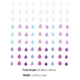 thumbnail image 2 of EXHUMKY Guirnalda Colgante En Con De Lluvia Para De Eventos, 2 of 8