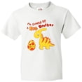 thumbnail image 3 of Inktastic I'm Gonna Be A Big Brother-dino Youth T-Shirt, 3 of 5