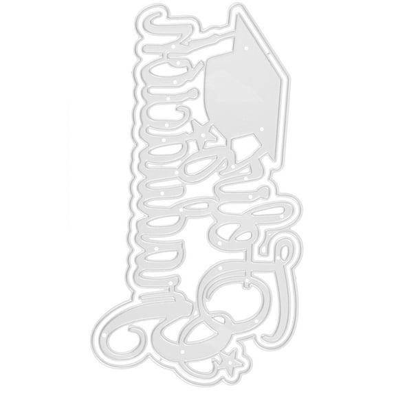 AURARMLET 1Pack Cutting Die and Embossing Folder for Card Making and Scrapbooks High-carbon Steel Graduation Die Cuts