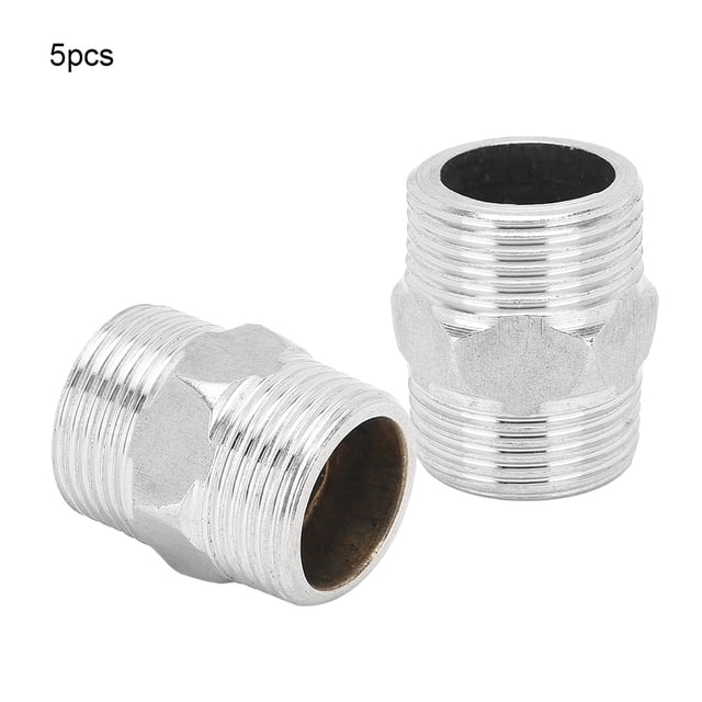 Connecteur Fileté, Raccord Hexagonal Mâle, G3/4 Po Mâle Haute Fiabilité Stable pour la Plomberie de Gaz de Matériel