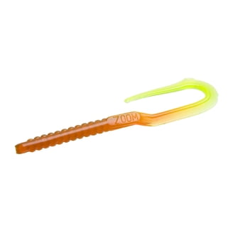 Zoom Super Tube 3.75'' Green Pumpkin 8pk - Walmart.com