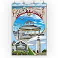 thumbnail image 3 of Rehoboth Beach, Delaware, Pavillion Montage (36x54 Giclee Gallery Art Print, Vivid Textured Wall Decor), 3 of 3